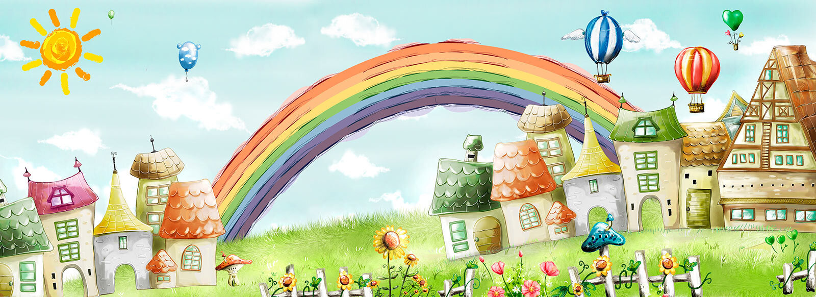 u26545p - Rainbow over a house - tegory