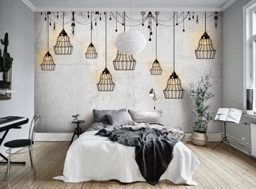 Wall murals Group of lights