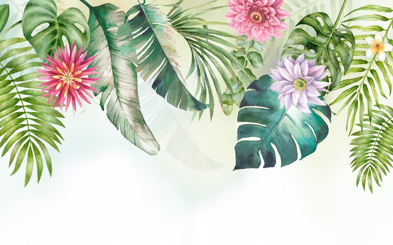 u29530p - Fresh blooms and vibrant greens embrace - tegory