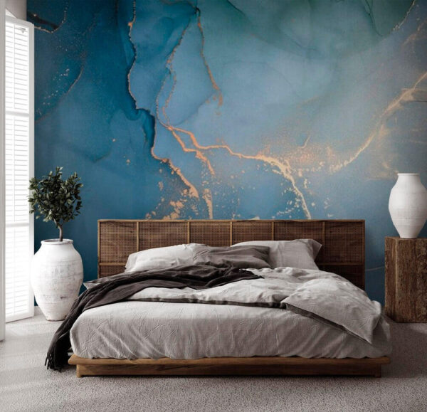 Azure artistry with amber accents. Azure artistry with amber accents.