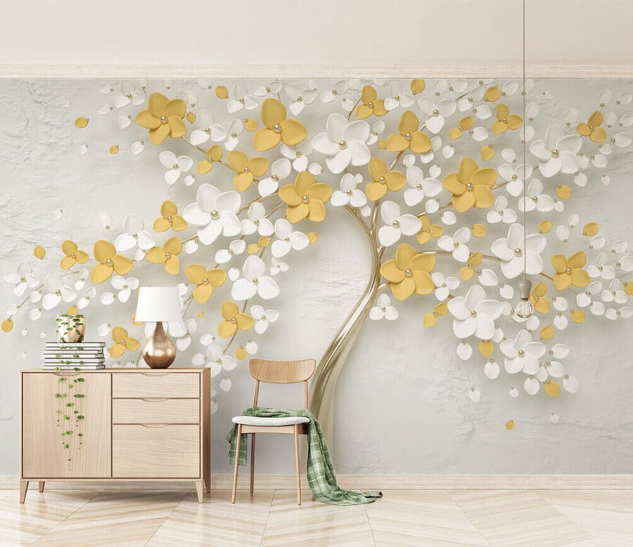 Floral tree with delicate blossoms u31184pih1m 900x778 - Floral tree with delicate blossoms - tegory