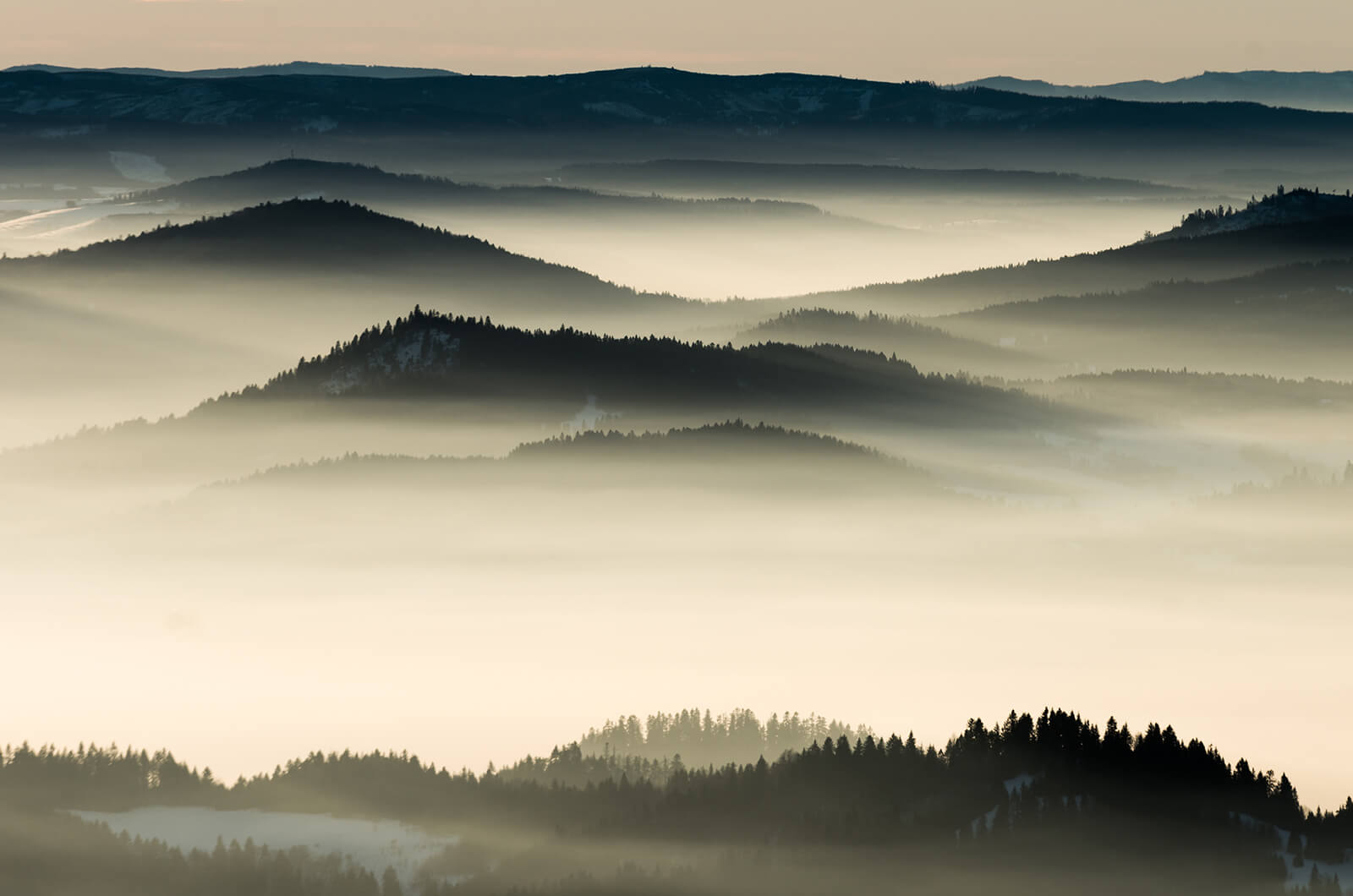 Landscape of mountains with fog u31554p - Landscape of mountains with fog - tegory