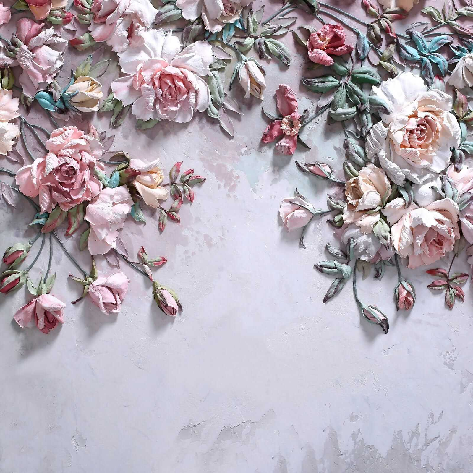 Delicate blooms on a soft canvas