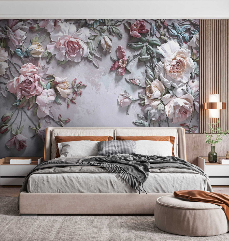 Delicate blooms on a soft canvas Delicate blooms on a soft canvas