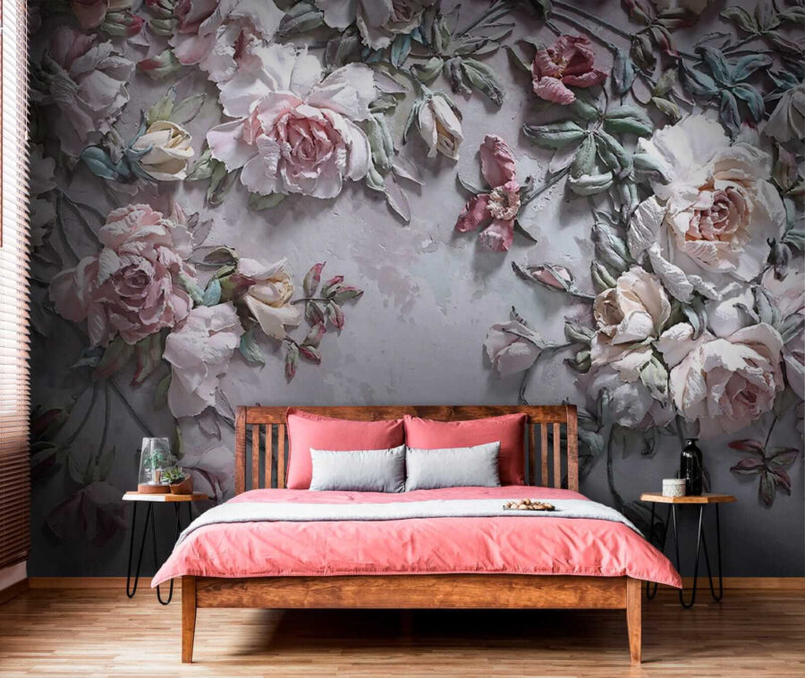Delicate blooms on a soft canvas Delicate blooms on a soft canvas