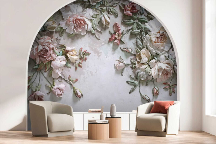 Delicate blooms on a soft canvas Delicate blooms on a soft canvas
