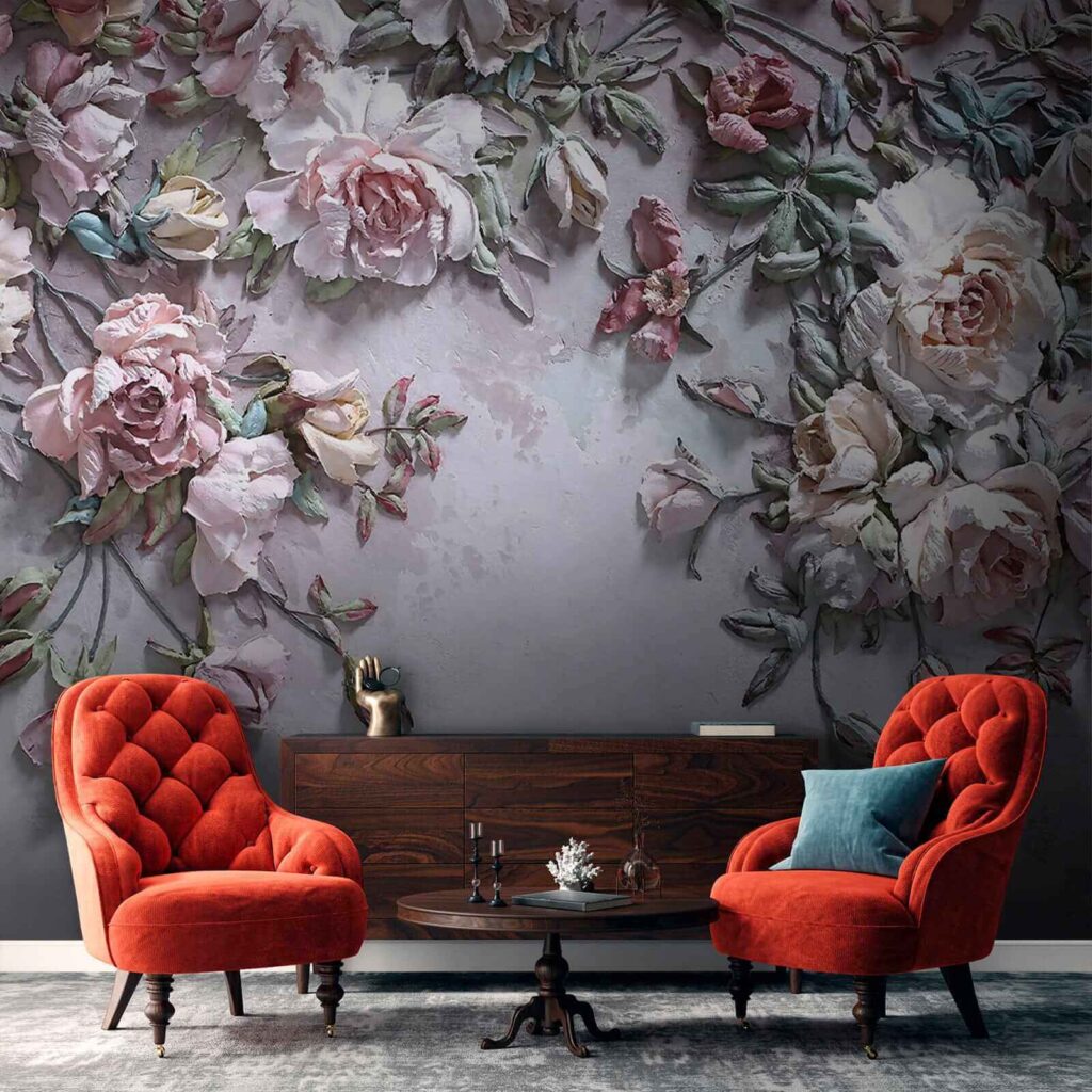 Delicate blooms on a soft canvas