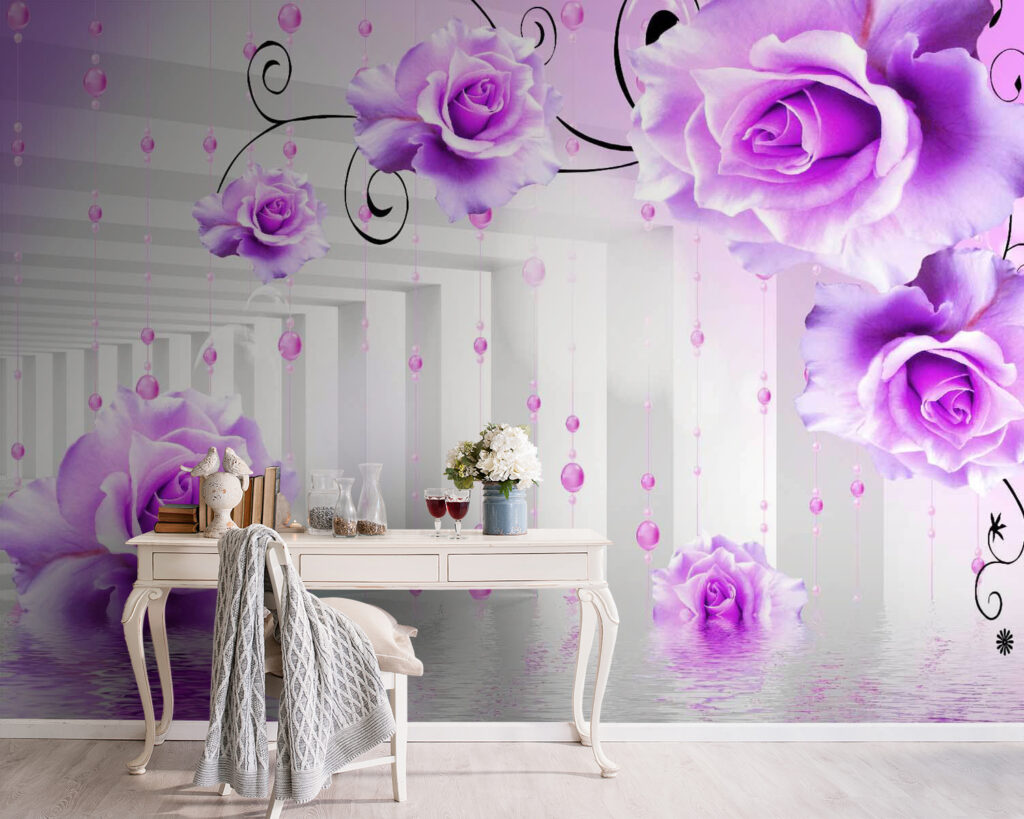 u35245pig5 1024x819 - Purple roses from a ceiling - tegory