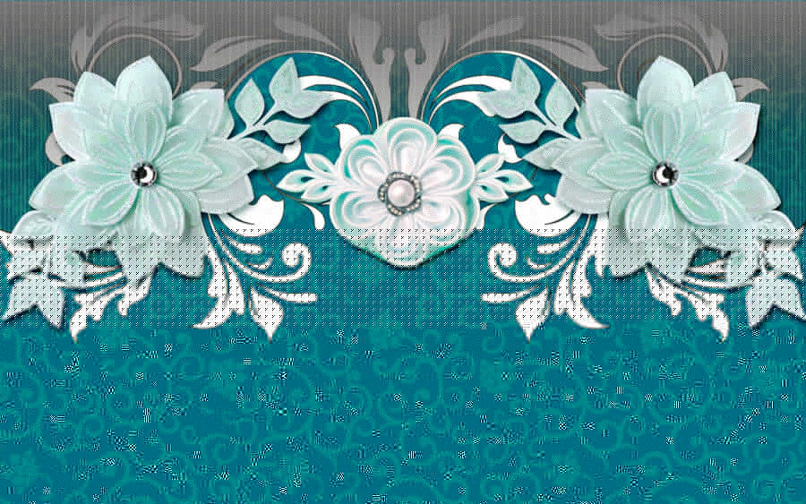 Blue and white floral design u35763p 900x563 - Blue and white floral design - tegory