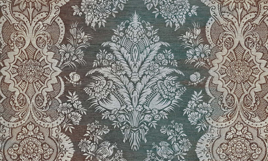 Intricate floral vintage design pattern
