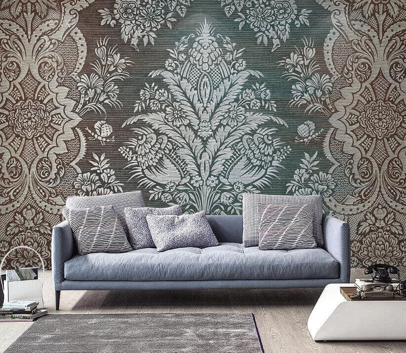 Intricate floral vintage design pattern
