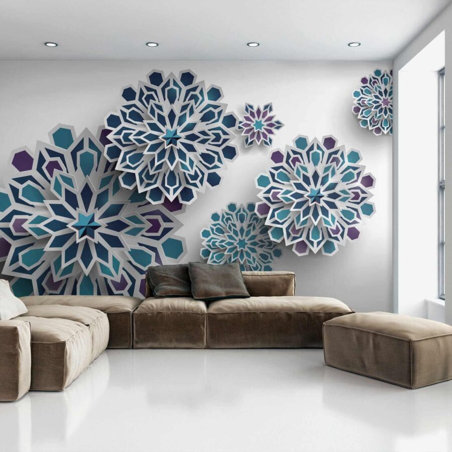 Group of blue and white flowers u43560pig4 900x900 - Group of blue and white flowers - tegory