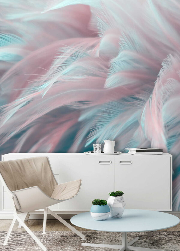 Delicate feathers in soft colors. Delicate feathers in soft colors.