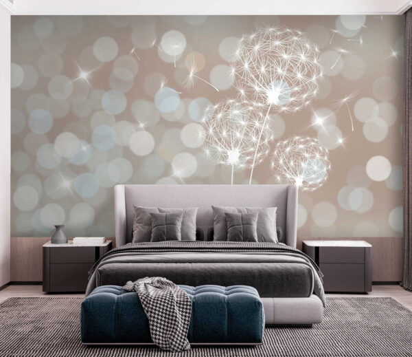 Delicate dandelions in soft backdrop Delicate dandelions in soft backdrop