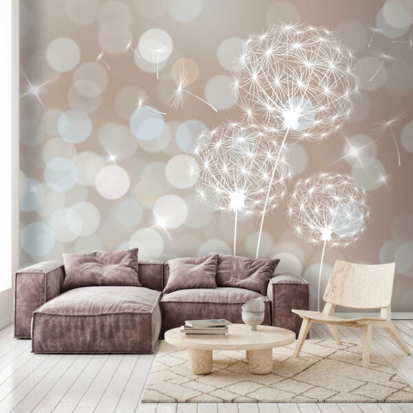 Delicate dandelions in soft backdrop Delicate dandelions in soft backdrop