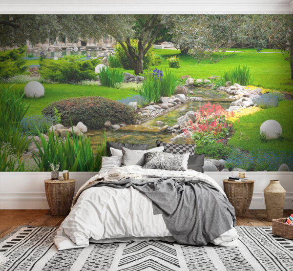 Wall murals Stream running through a park (SKU: u52767) Wall murals Wall murals Stream running through a park (SKU: u52767)