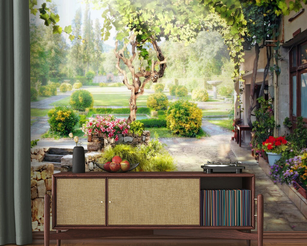 u60046pig20 1024x819 - Stone walkway with a tree and flowers - tegory