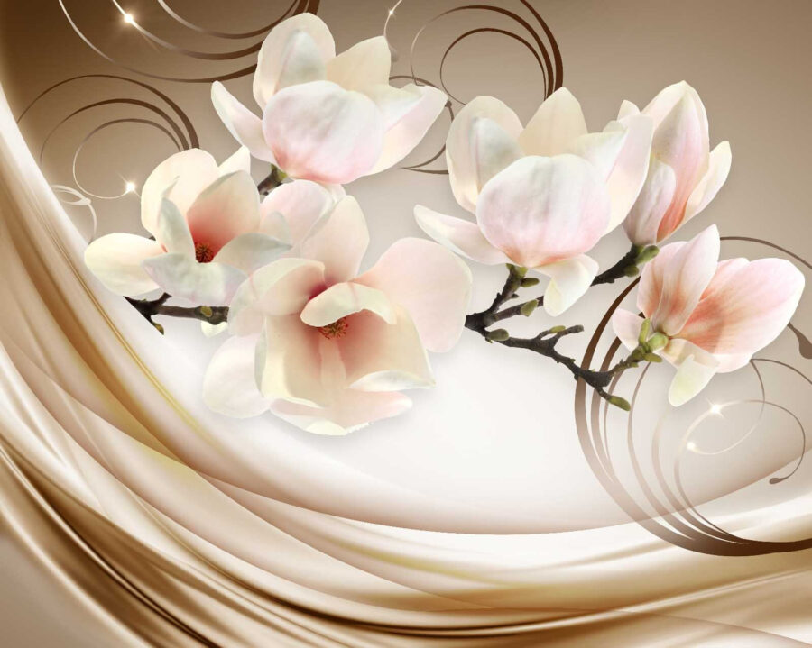 Delicate blooms in soft hues