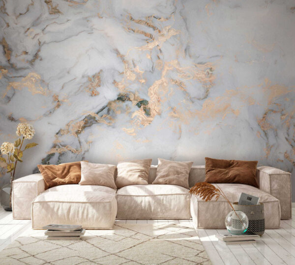 Elegant marble with metallic veins Elegant marble with metallic veins