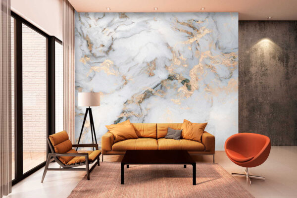 Elegant marble with metallic veins Elegant marble with metallic veins