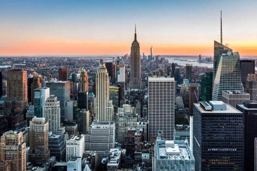 Wall murals City skyline with tall buildings - Image 4