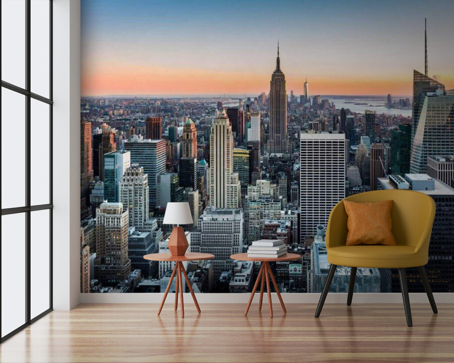 Wall murals City skyline with tall buildings - Image 3