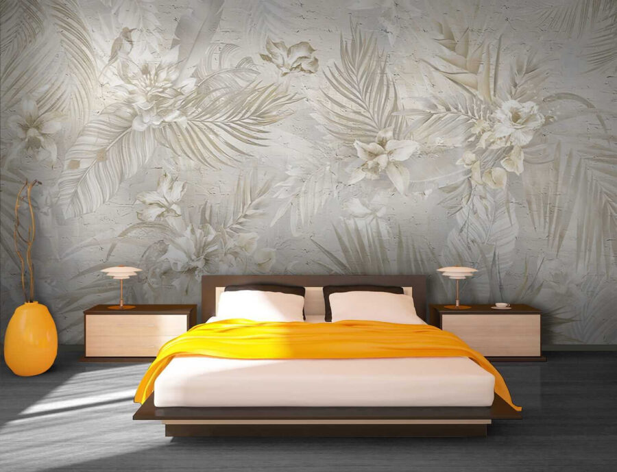 Wall murals Elegant floral pattern in soft hues. - Image 3