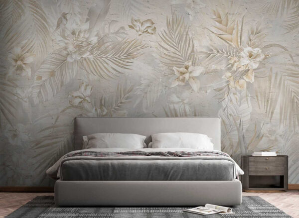 Elegant floral pattern in soft hues Elegant floral pattern in soft hues
