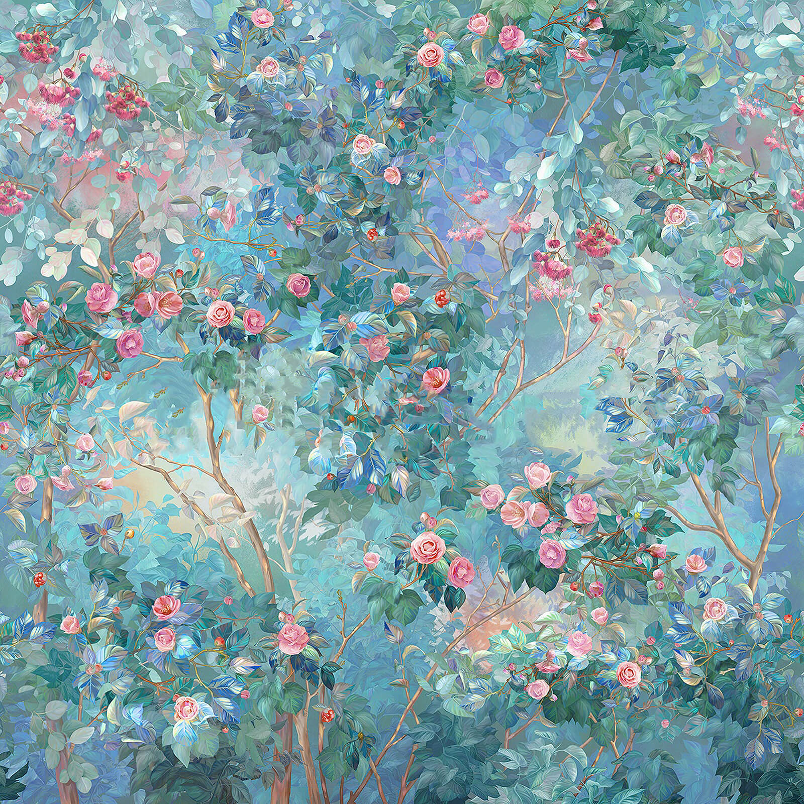 Painting of a tree with flowers u66458p - Painting of a tree with flowers - tegory