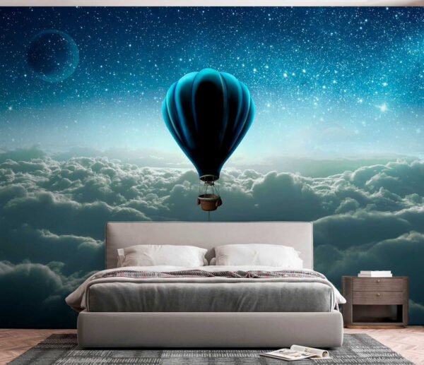 Hot air balloon in the sky Hot air balloon in the sky