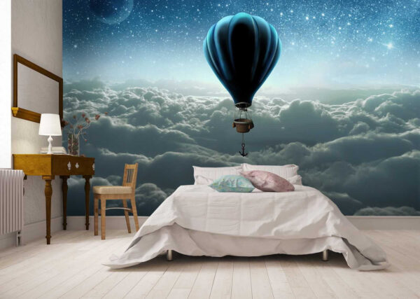 Hot air balloon in the sky Hot air balloon in the sky