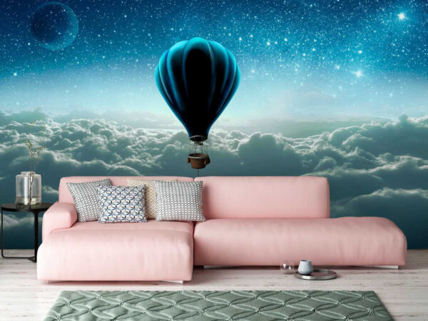 Hot air balloon in the sky Hot air balloon in the sky