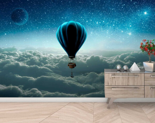 Hot air balloon in the sky Hot air balloon in the sky