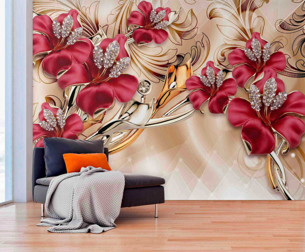 Elegant floral design with intricate details