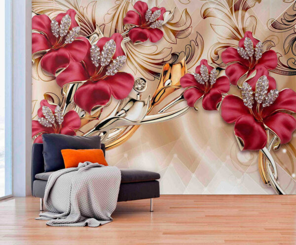 Elegant floral design with intricate details