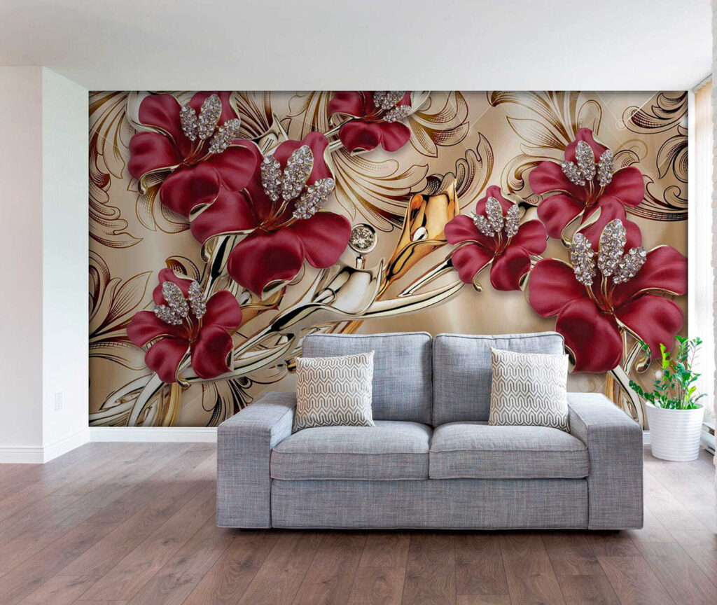 Elegant floral design with intricate details