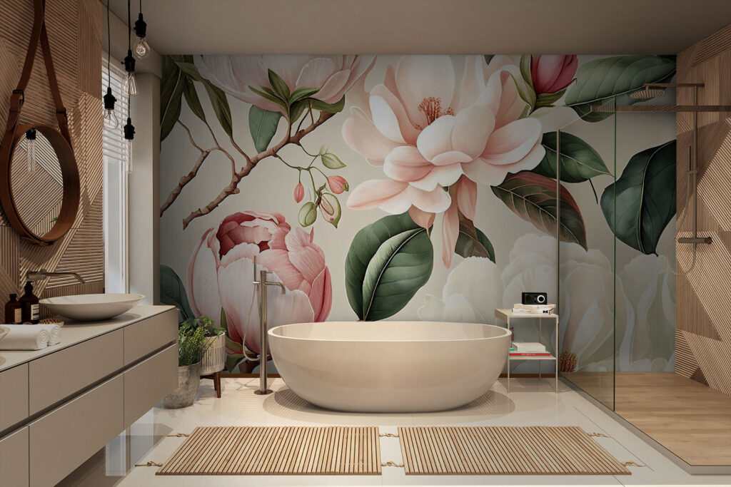 Elegant flowers in soft pastel colors Elegant flowers in soft pastel colors