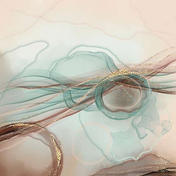 Abstract waves in soft pastel tones Abstract waves in soft pastel tones