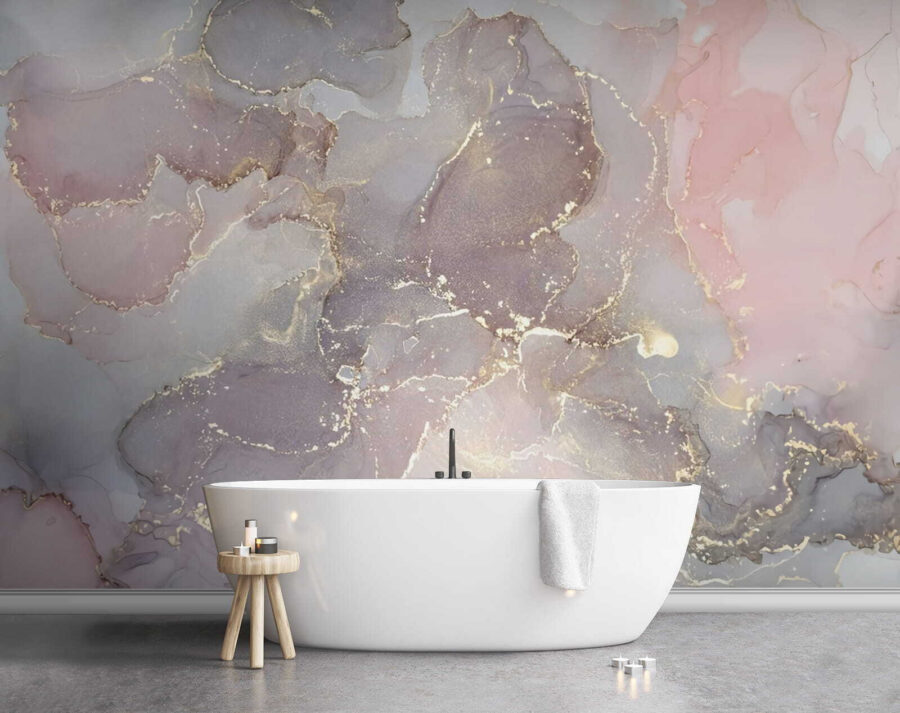 Wall murals Soft hues blending in abstract harmony. - Image 2