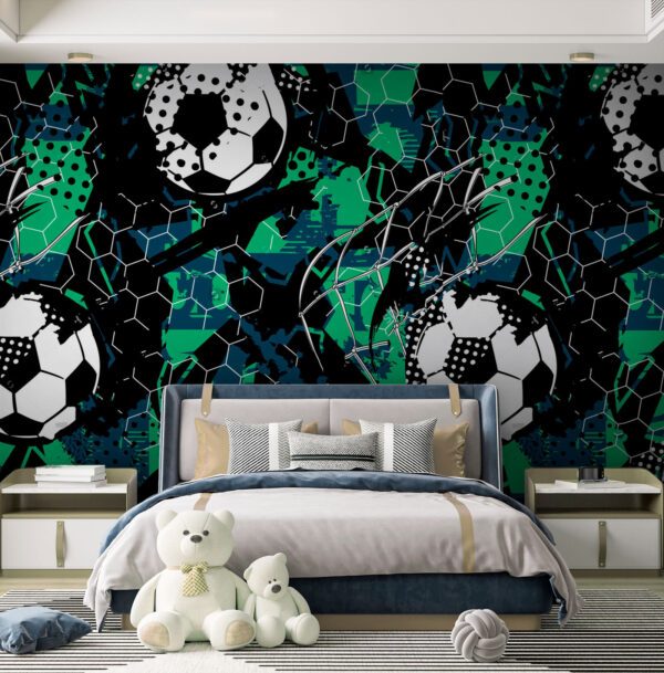 Pattern of football balls Pattern of football balls