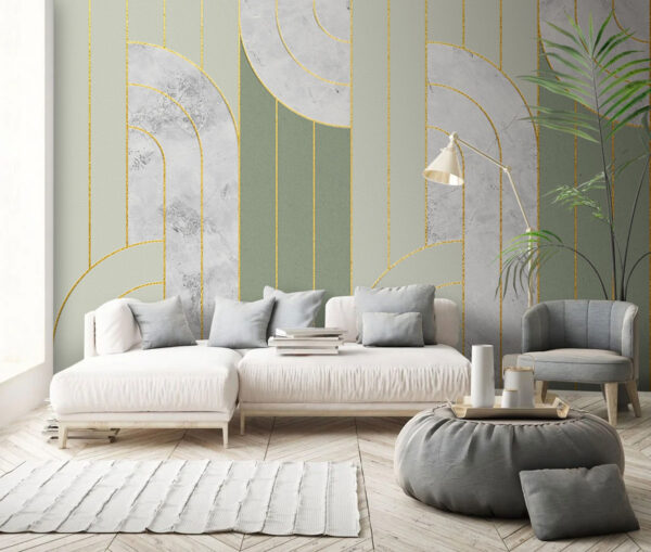 Artistic patterns in soothing colors Wall murals Artistic patterns in soothing colors