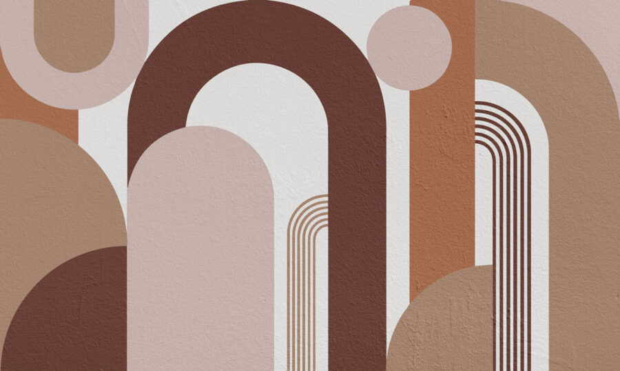 Abstract shapes in earthy tones. Abstract shapes in earthy tones.
