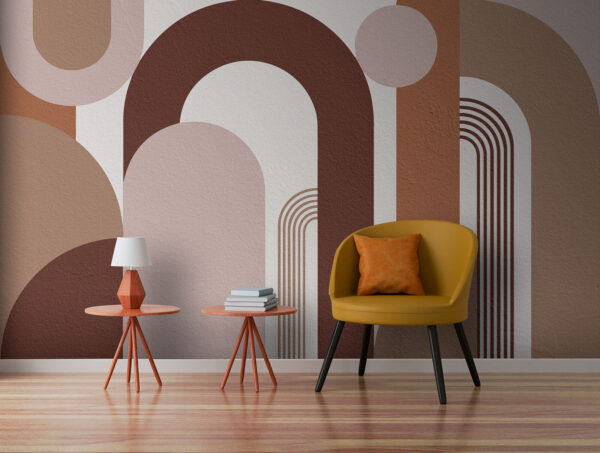 Abstract shapes in earthy tones. Abstract shapes in earthy tones.