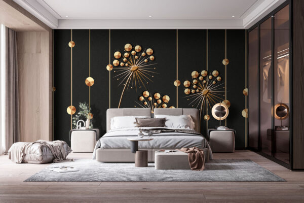 Elegant floral design in dark tones Elegant floral design in dark tones