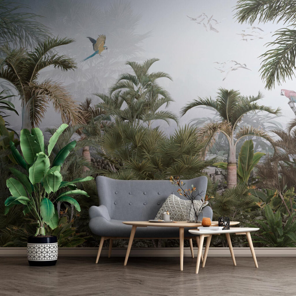 Bird flying over a tropical forest u73343pig1m 1024x1024 - Bird flying over a tropical forest - tegory