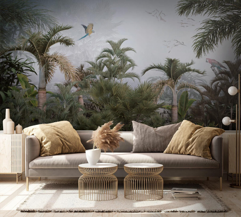 Bird flying over a tropical forest u73343pig2 1024x922 - Bird flying over a tropical forest - tegory