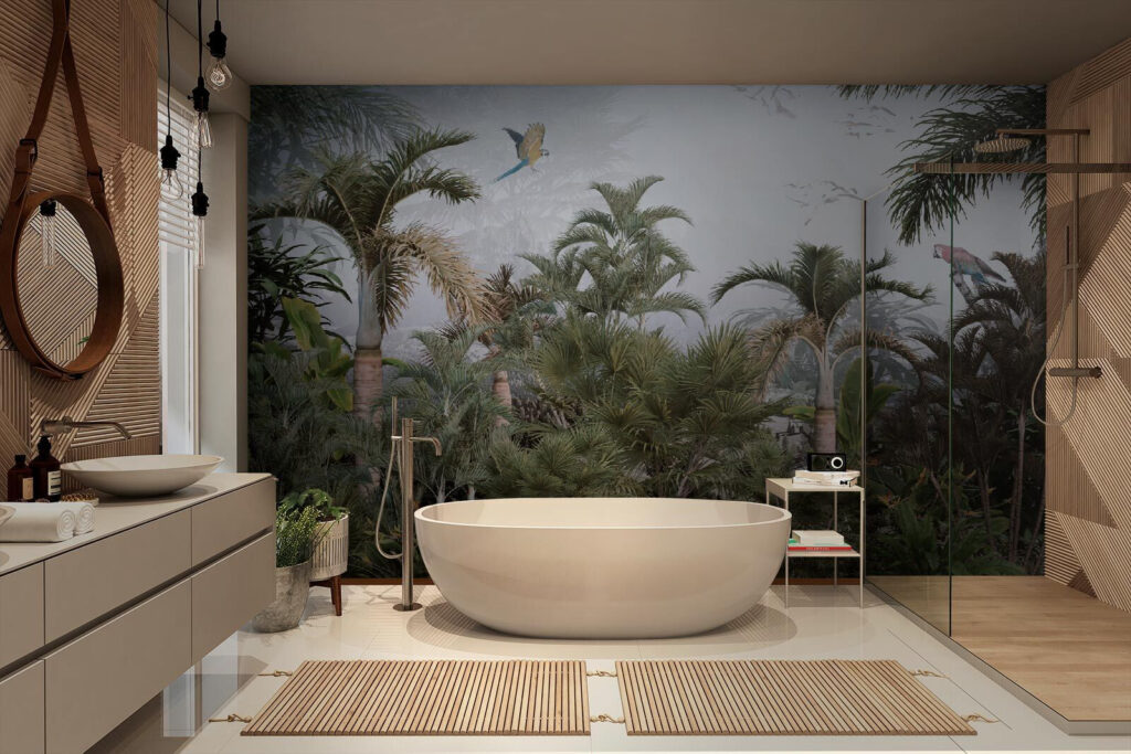 Bird flying over a tropical forest u73343pit1 1024x683 - Bird flying over a tropical forest - tegory