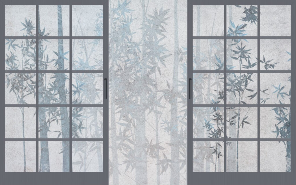 Window with a frosted glass Window with a frosted glass
