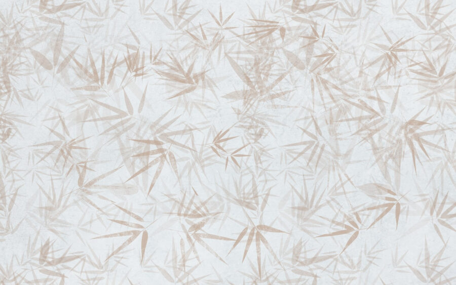 White surface with brown leaves