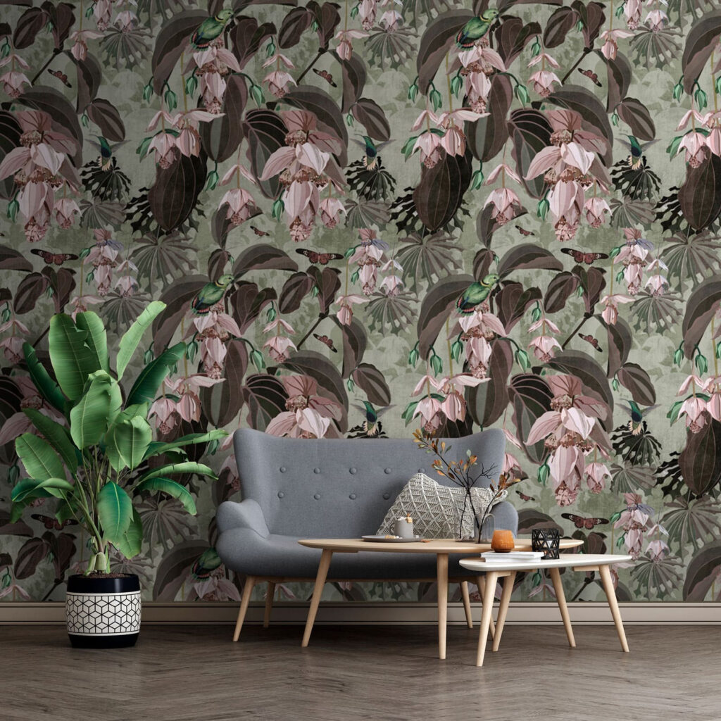 Pattern of flowers and birds u73557pig1 1024x1024 - Pattern of flowers and birds - tegory